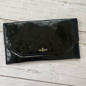 Can’t Le Haan Black Patent Leather Clutch Purse